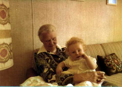 My dad and great-great grandmother!